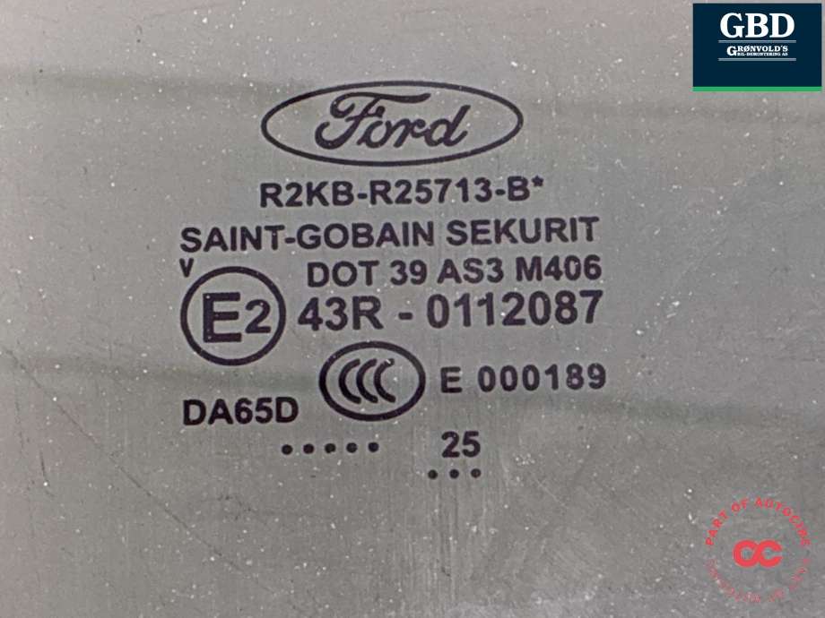 Siderute venstre bak til Ford Capri 2024-->> (|R2KB-R25713-B|43R-0112087)