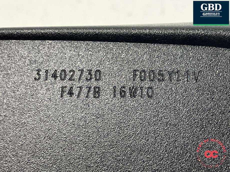 Speil innvendig til Volvo XC70 2014-2016 (Type II, Fase 2)  (|31402730|F005Y11V)