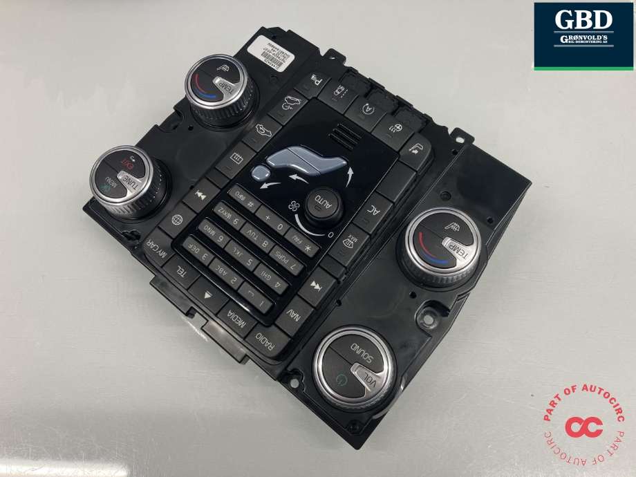 Varmeapparat betjening til Volvo XC70 2014-2016 (Type II, Fase 2)  (|31443425|M070620-0537)