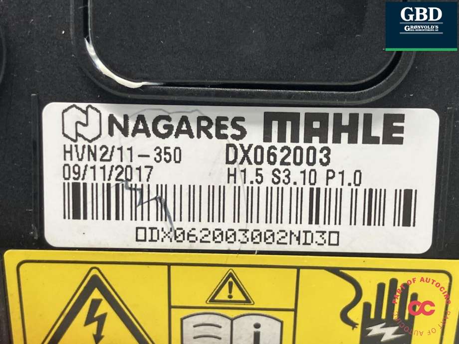 Varmeapparat PTC-heater til Nissan Leaf 2018-->> (Type II)  (MAHLE|271433NF1B|DX073004|DX062003)