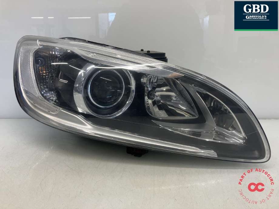 Frontlykt høyre xenon til Volvo V60, 2010-2013 (Type I, Fase 1)  (VALEO|)
