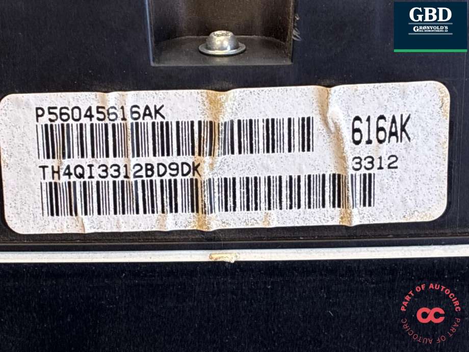 Instrumentpanel til Dodge Ram 2003-2008 (Type III) (56051104AG|P56045616AK|)