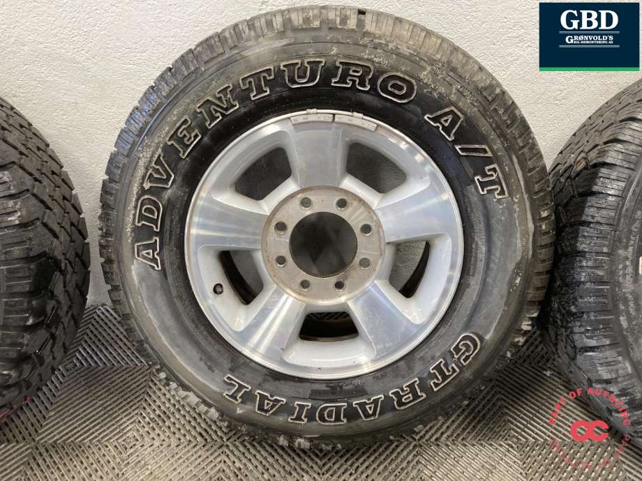 Hjulsett aluminium sommer til Dodge Ram 2003-2008 (Type III)  (GT RADIAL|ADVENTURO A/T|265/70R17  8JX17 ET IKKE SYNLIG|7.3-7.9 MM)