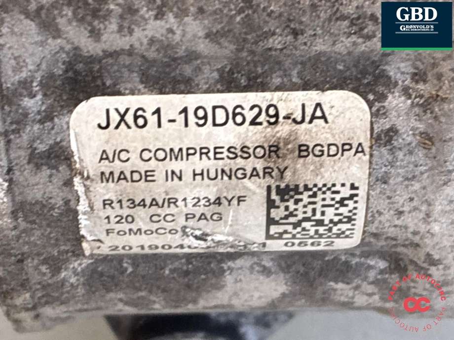 Aircondition kompressor til Ford Transit Connect 2018-->> Type II, Fase 2  (2634805|)