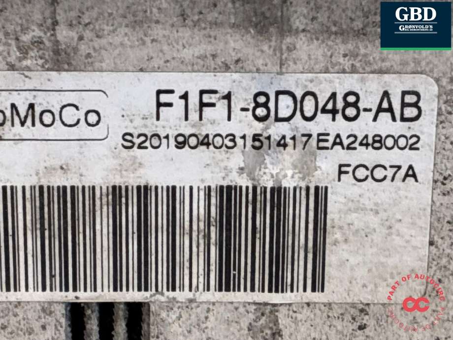 Intercooler til Ford Transit Connect 2018-->> Type II, Fase 2  (|F1F1-8D048-AB)