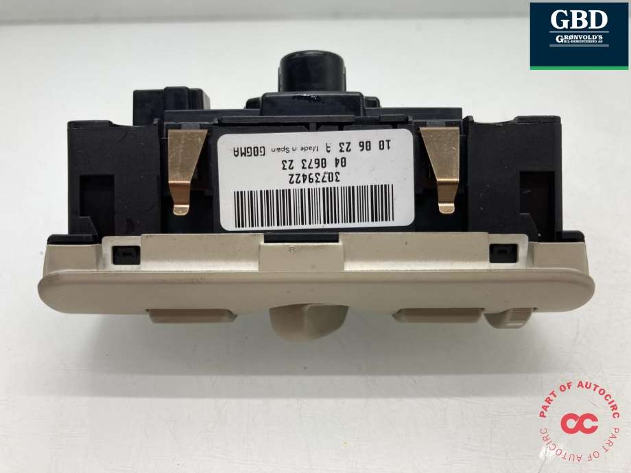Bryter lys til Volvo V70 2007-2013 (Type III, Fase 1) (|30739422)