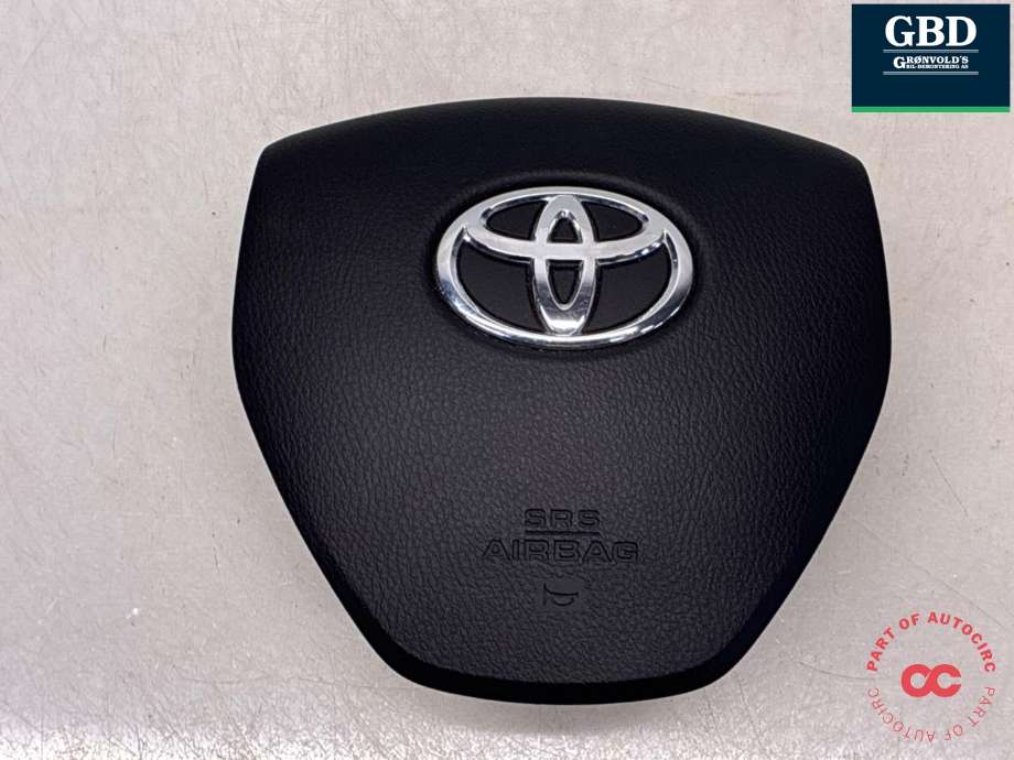 Airbag rattpute til Toyota Auris, 2015-2019 (Type II, Fase 2) (4513002450C1)