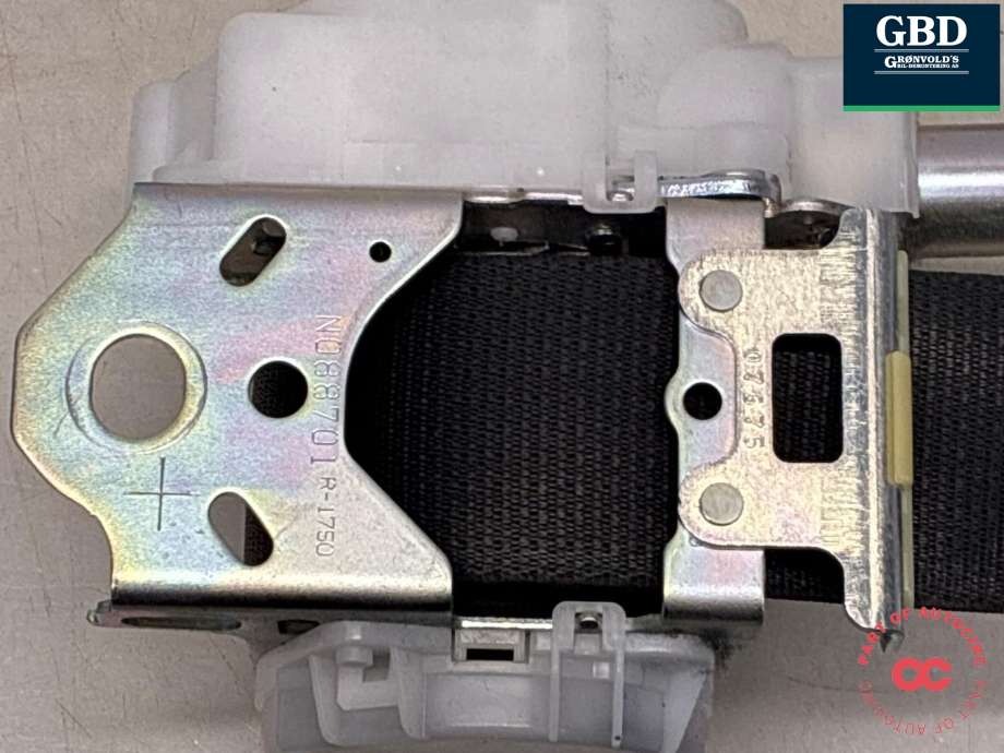 Sikkerhetsbelte foran venstre til Toyota Auris 2015-2019 (Type II, Fase 2) (7322002610C0|7P4170-P|E8 068352)