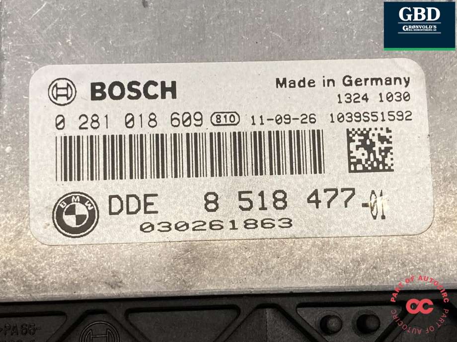 Styreenhet motor til BMW 5-Serie 2010-2017 (F10/F11) (F10/F11) (13 61 8 576 333|)
