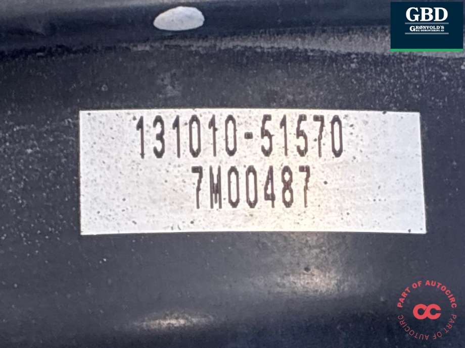 Bremsekraft-forsterker til Toyota Hiace 2007-2012 (Fase 3) (4461026770|131010-51570|)
