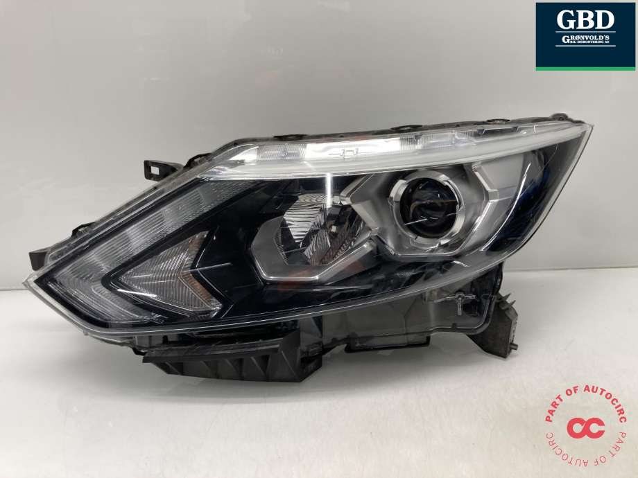 Frontlykt venstre full-LED til Nissan Qashqai, 2014-2021 (Type II) (260604EH1B)