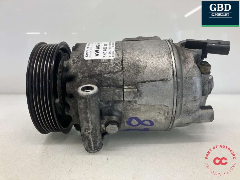 Aircondition kompressor til VW Golf VI 2008-2012  (DELPHI||5N0 820 803 A|01140562)
