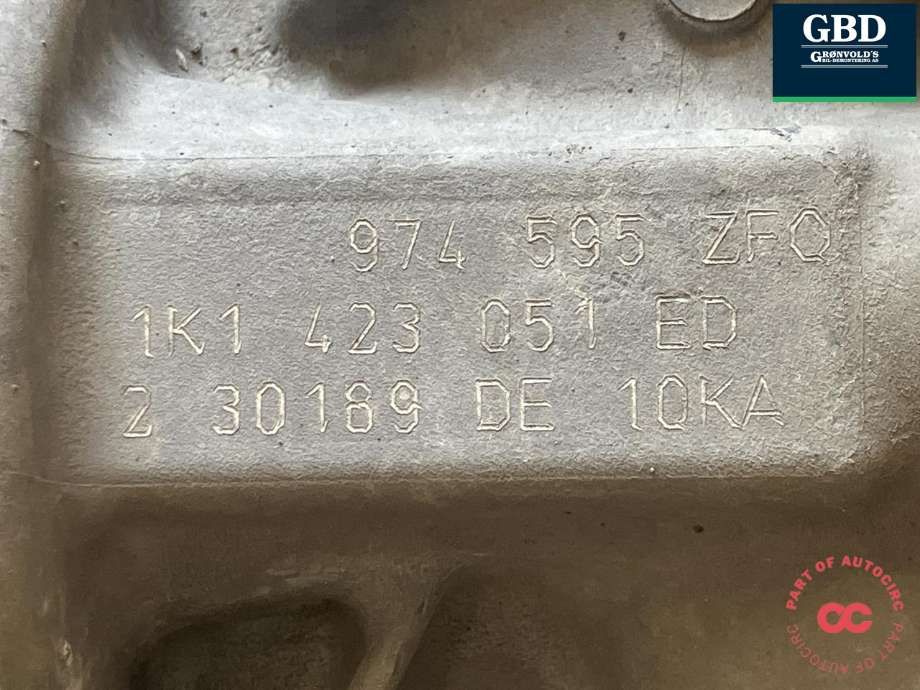 Tannstang elektrisk til VW Golf VI 2008-2012 (|1K1 423 051 ED|974 595 ZFQ)