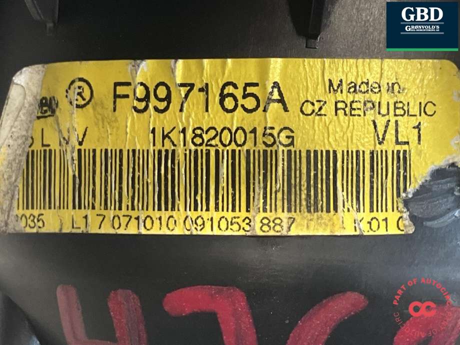 Varmeapparat motor til VW Golf VI 2008-2012 (VALEO||1K1 820 015 G|3CO 907 521 F)