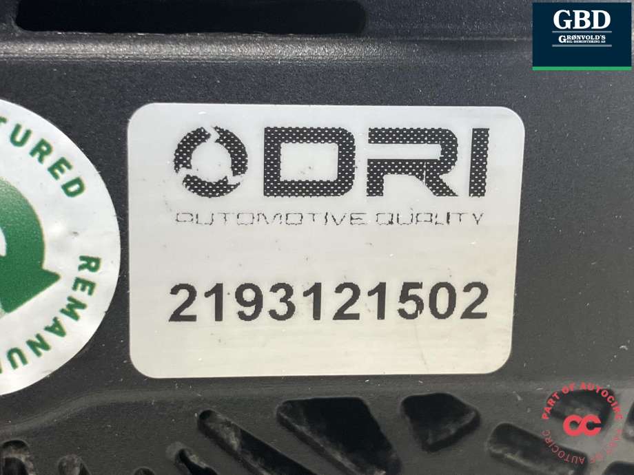Dynamo diesel til Volvo V60 2010-2013 (Type I, Fase 1)  (|TG15C169|POE47430)