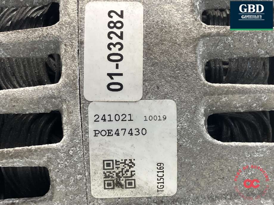 Dynamo diesel til Volvo V60 2010-2013 (Type I, Fase 1)  (|TG15C169|POE47430)