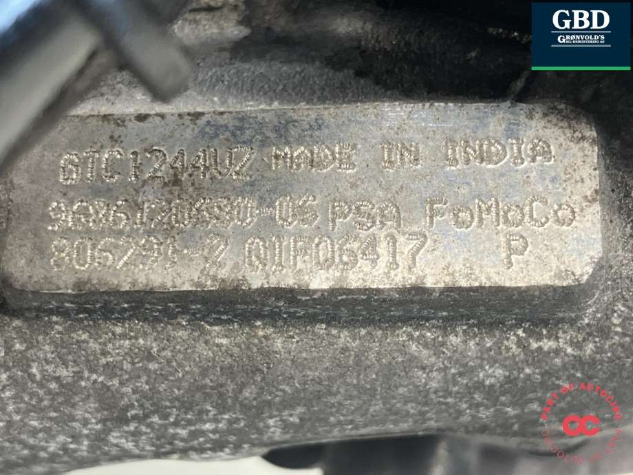 Turbo til Volvo V60 2010-2013 (Type I, Fase 1)  (GARRETT||GTC1244VZ|9686120690-06)
