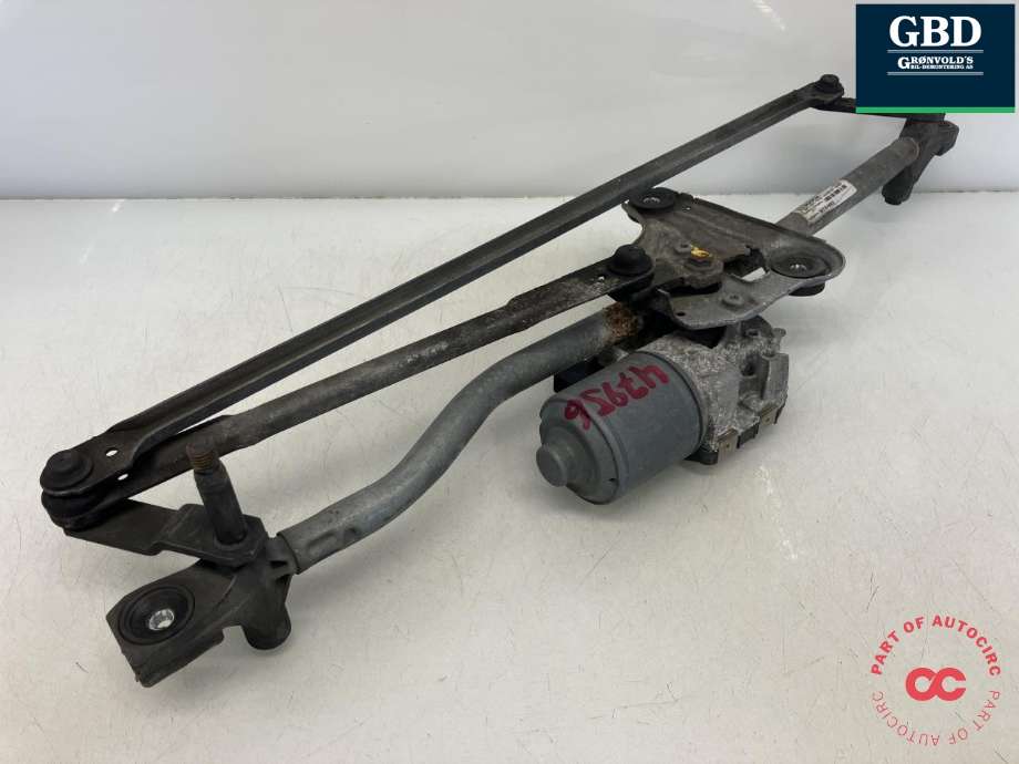Viskermotor frontrute komplett m/overføring til Volvo V60 2010-2013 (Type I, Fase 1) (BOSCH||30753493|1 397 220 628)