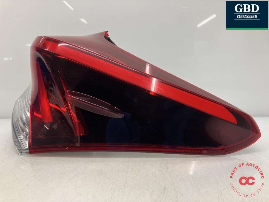 Baklykt høyre ytre til Toyota Auris 2015-2019 (Type II, Fase 2)  (8155102A51|8155102A50|)