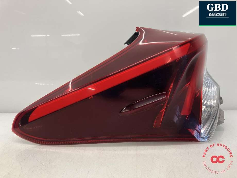 Baklykt venstre ytre til Toyota Auris 2015-2019 (Type II, Fase 2)  (8156102A51|8156102A50|)