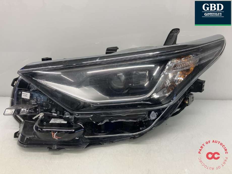 Frontlykt venstre full-LED til Toyota Auris, 2015-2019 (Type II, Fase 2)  (VALEO|8117002K60)