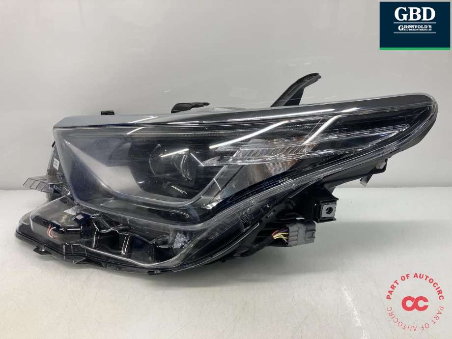 Frontlykt venstre full-LED til Toyota Auris 2015-2019 (Type II, Fase 2)  (VALEO|8117002K60|81150-02K60|90070906)