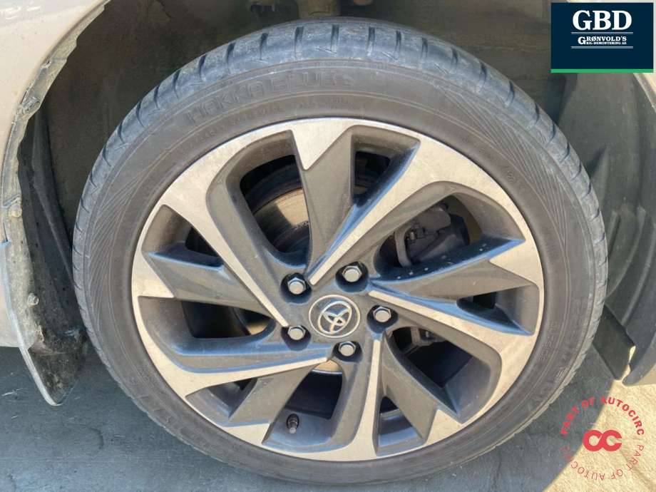 Hjulsett aluminium sommer til Toyota Auris, 2015-2019 (Type II, Fase 2)  