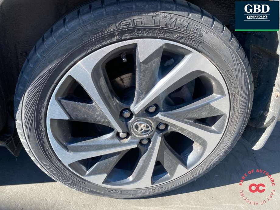 Hjulsett aluminium sommer til Toyota Auris 2015-2019 (Type II, Fase 2)