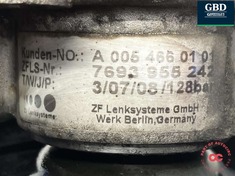 Servo pumpe mekanisk til Mercedes R-Klasse 2006-2013 (W251) (W251) (ZF|A 006 466 31 01|A 005 466 01 01|7693 955 242)