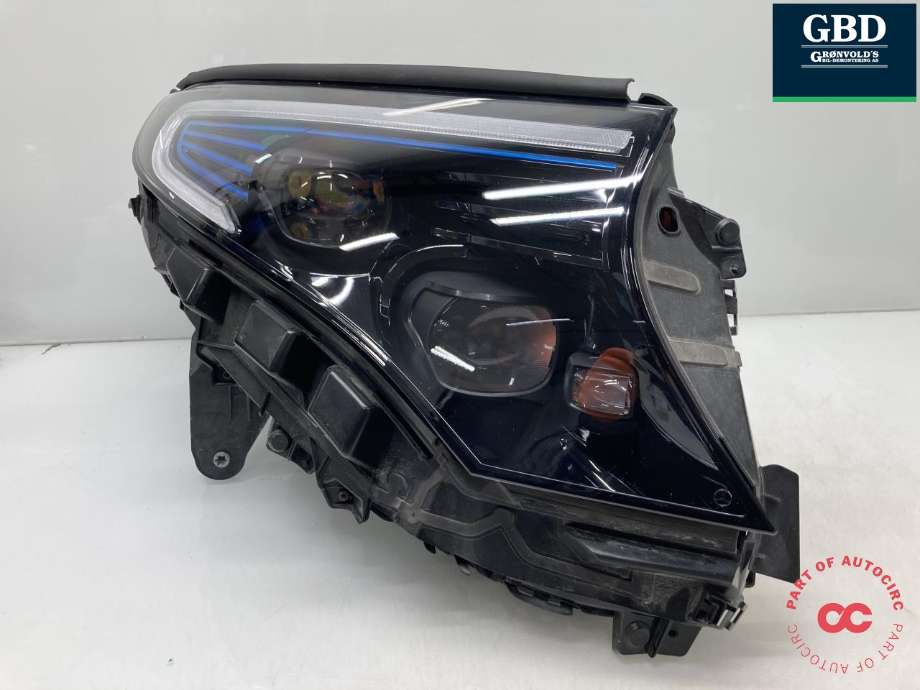 Frontlykt høyre full-LED til Mercedes EQC 2019-->>  (A 293 906 82 00|A293 906 12 01|)