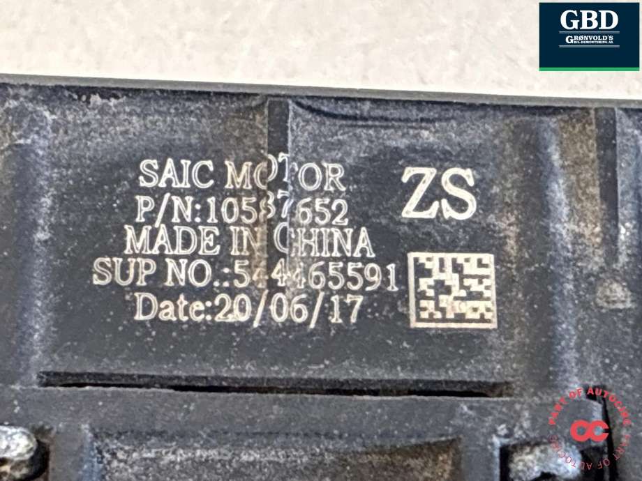 Parkeringskamera bak til MG ZS EV 2019-2021 (Type I, Fase 1)  