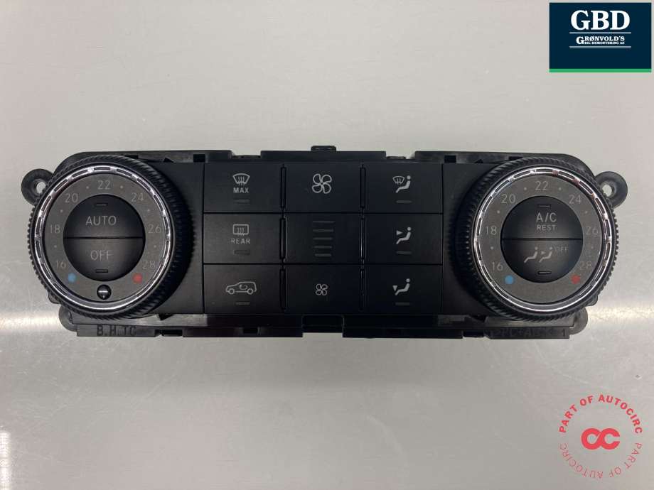 Varmeapparat betjening til Mercedes R-Klasse 2006-2013 (W251) (W251) (A 251 870 72 89|A 251 870 26 89| A 251 870 20 89|A 251 820 64 89| A 251 906 33 00)