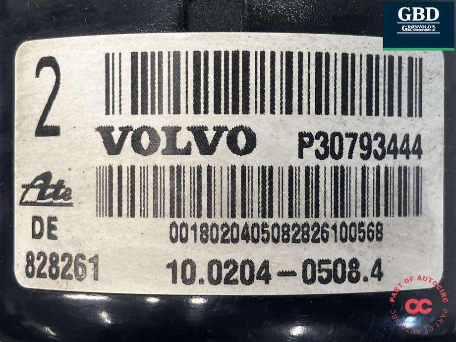 ABS sentral til Volvo XC90 2002-2006 (Type I, Fase 1)  (ATE|30793489|30793444|30793445)