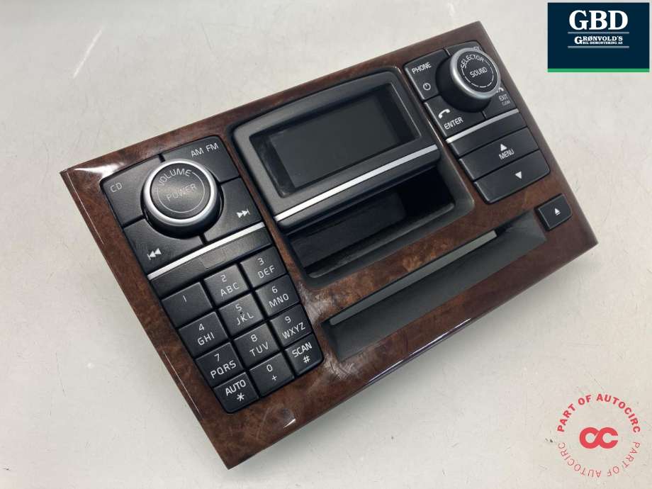 Bilstereo betjeningspanel til Volvo XC90 2002-2006 (Type I, Fase 1)  (31300029|30775524|30752420)