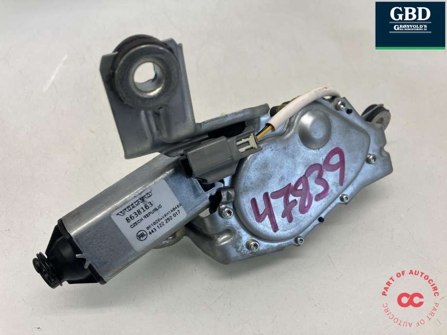 Viskermotor bakrute til Volvo XC90 2002-2006 (Type I, Fase 1) (8638163|061026-VAH1A0489|443 122 292 017)