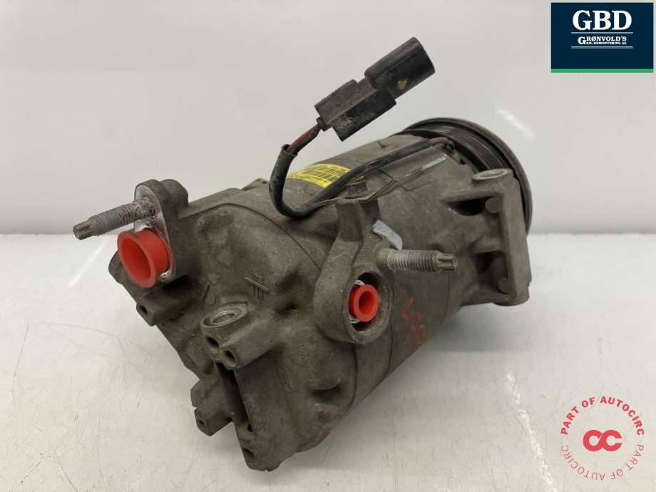 Aircondition kompressor til Ford Fiesta 2013-2017 (Type VI, Fase 2)  (FOMOCO|2021124|C1B1-19D629-A2H|C1B1-19D629-AE)