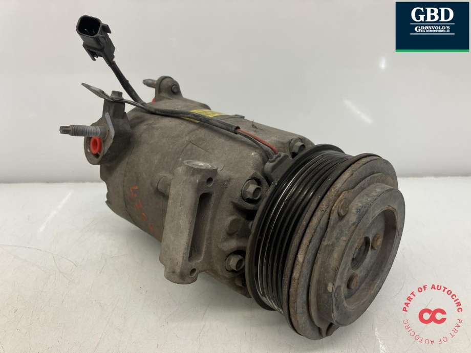 Aircondition kompressor til Ford Fiesta 2013-2017 (Type VI, Fase 2)  (FOMOCO|2021124|C1B1-19D629-A2H|C1B1-19D629-AE)