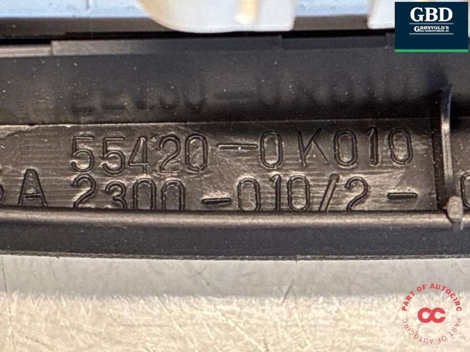 Varmeapparat betjening til Toyota Hilux 2006-2011 (559000K011|559000K010|55420-0K010)