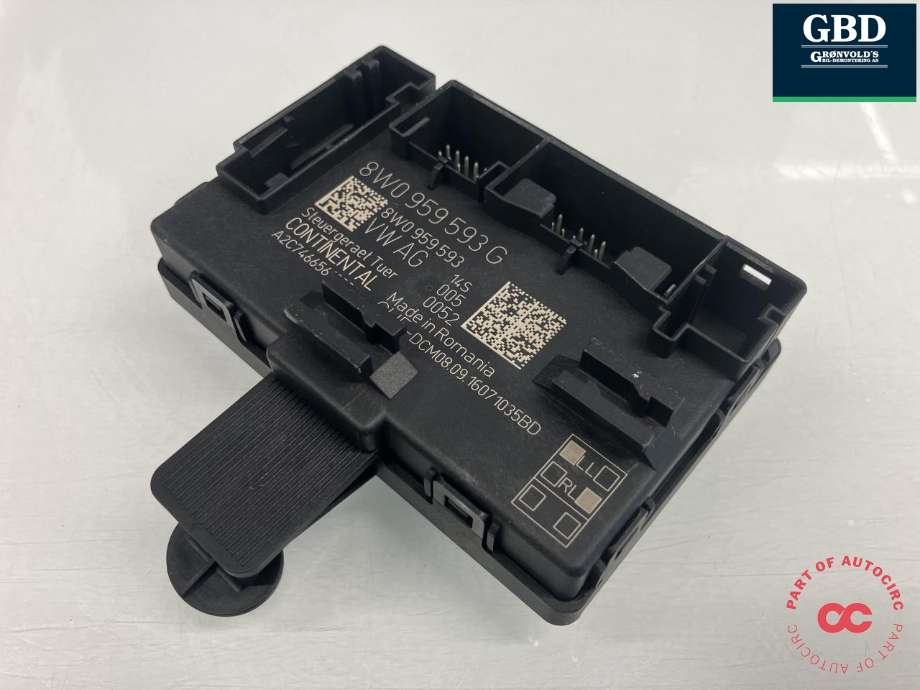 Styreenhet dør venstre foran til Audi A4, Allroad 2016-->> (Type II) (B9) (B9) (CONTINENTAL||8W0 959 593 G|A2C7466561200)