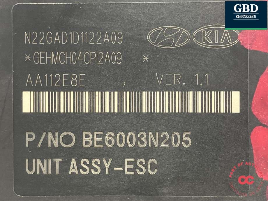 ABS sentral til Kia Carens 2013-2018 Type III  (MANDO||58910-A4810)