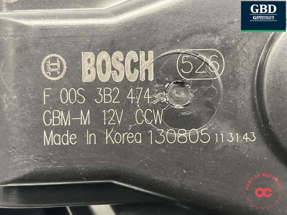 Varmeapparat motor til Kia Carens 2013-2018 Type III (BOSCH||F 00S 3B2 474)