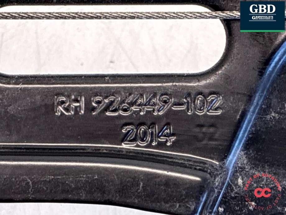 Ruteheis venstre foran til Ford Ranger / Ranger Raptor 2015-2022