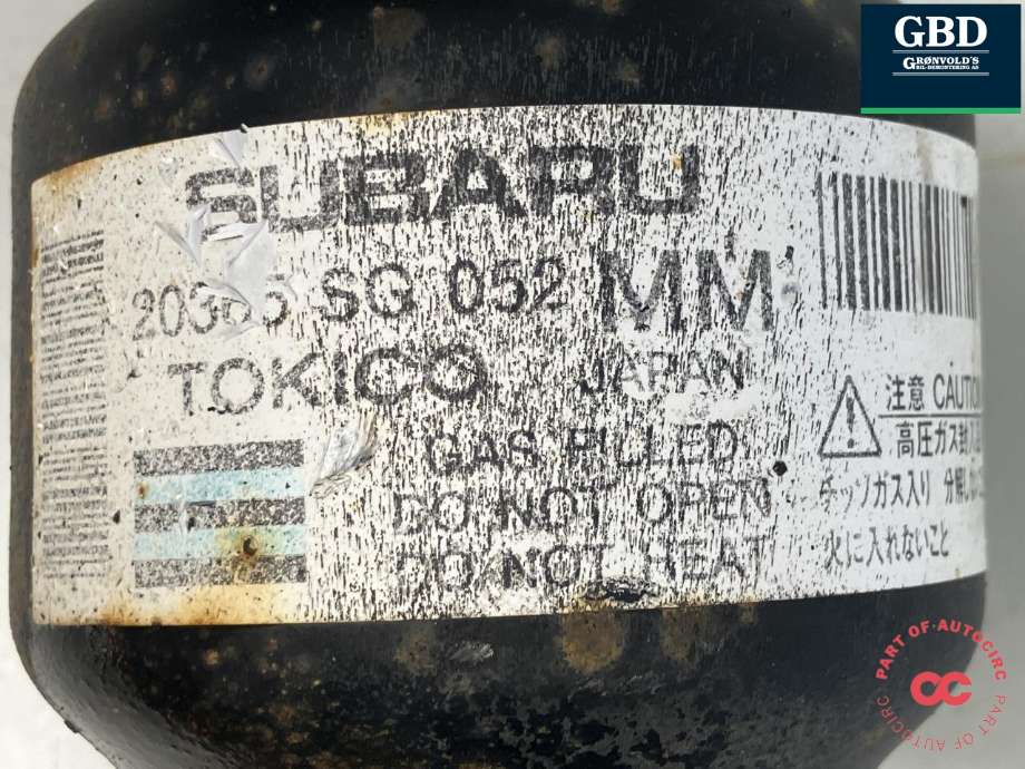 Fjærbein høyre bak til Subaru Forester 2013-2019 (Type IV) (TOKICO|20365SG052|20365 SG 052|)