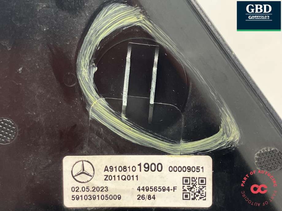 Speil venstre til Mercedes Sprinter 2018-->> (907/910) (907/910) (A 910 811 17 00|A 910 810 19 00|44956594-F)