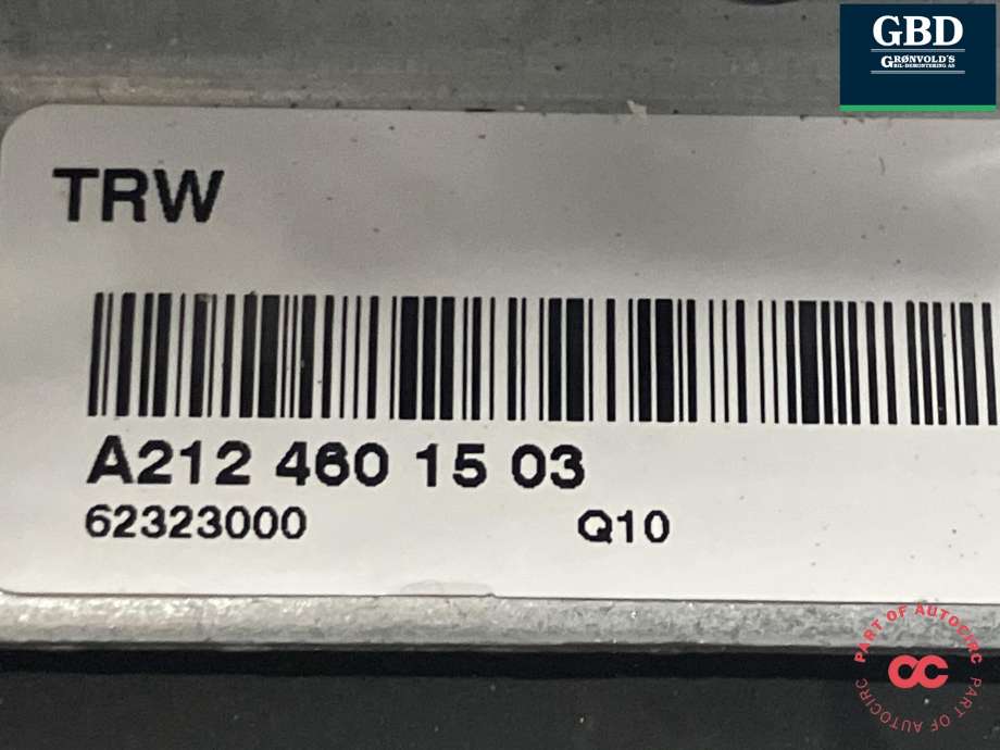 Ratt til Mercedes E-Klasse 2009-2013 (Fase 1) (W212) (W212) (TRW||A 212 460 15 03|62323000)