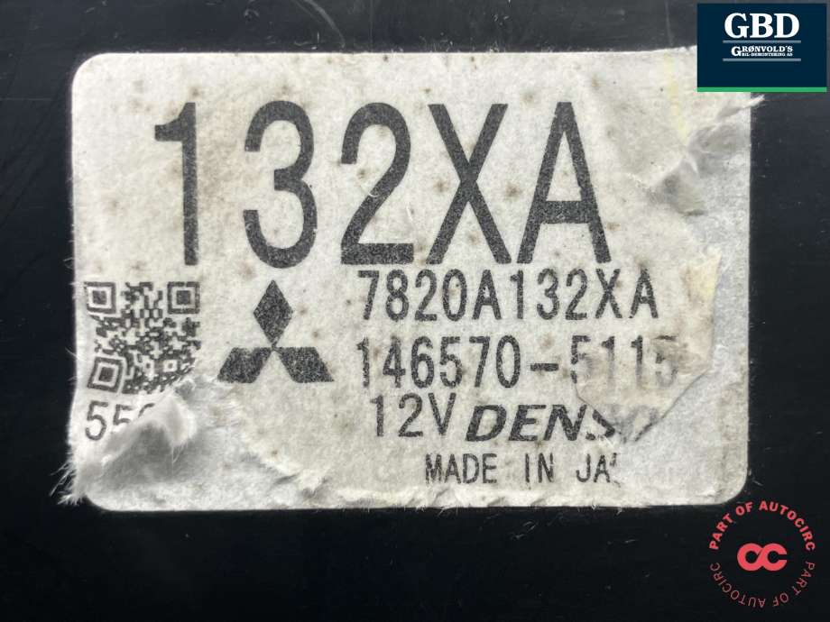 Varmeapparat betjening til Mitsubishi Pajero 2007-2016 (Type IV, Fase 1) (DENSO|7820A132XA|146570-5115)