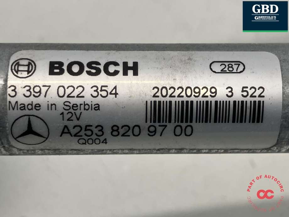Viskermotor frontrute komplett m/overføring til Mercedes EQC 2019-->>  (A 253 820 07 01|A 253 820 97 00|1 397 225 051)