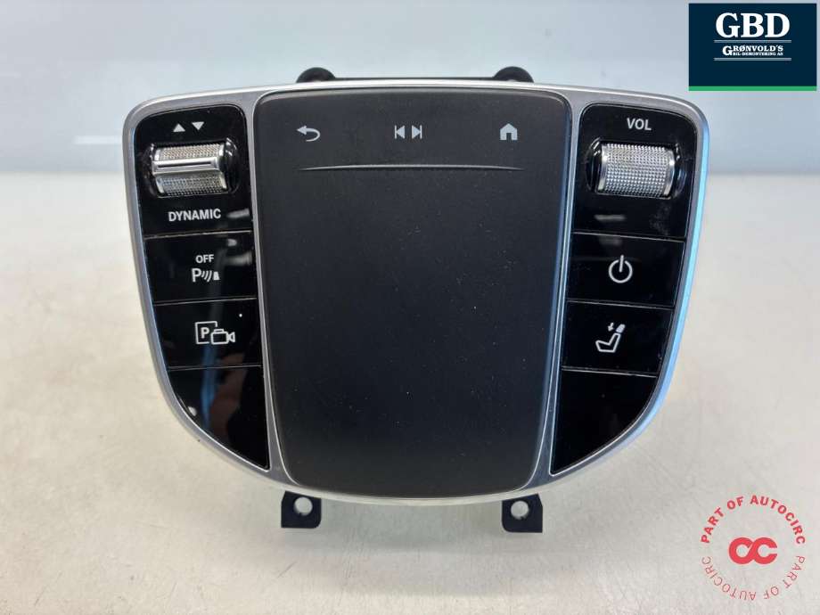Bilstereo navigasjon betjeningspanel til Mercedes E-Klasse, 2016-2023 (W213) (W213) (A 238 900 39 02)