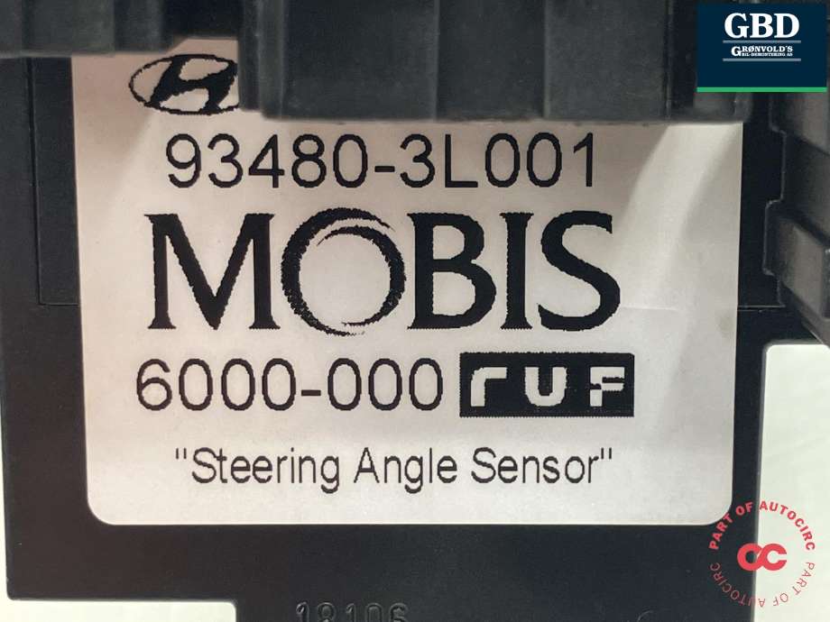 Airbag slepering til Hyundai Santa Fe 2006-2009 (Type II, Fase 1) (MOBIS|93490 2B200|93480-3L001|6000-000)