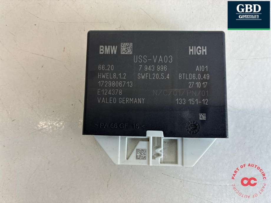 Styreenhet parkering til BMW 5-Serie, 2017-->> (G30/G31) (G30/G31)